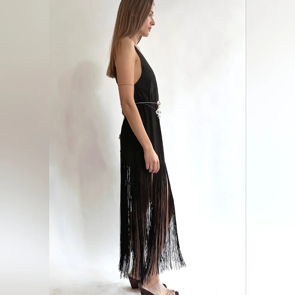 Mr. Larkin Tassel Slip Dress - Picture 5 of 10